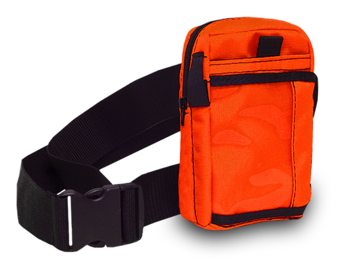 Belt and Orange ID Pouch