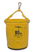 Tool Bucket, 12" x 15" Vinyl, Plastic Bottom W/Snap