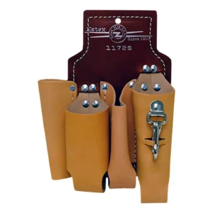 Lineman's Leather Tool Pouch, 4-Pocket