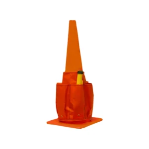 Safety Cone Flashlight and Wand Caddy