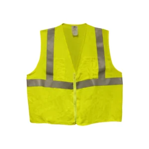 Class 2, Yellow Vest w/ Zipper