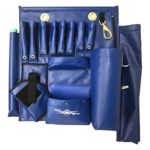 Tall Blue Aerial Tool Apron