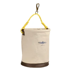 Tool Bucket, 12" x 17" Leather Bottom, Snap