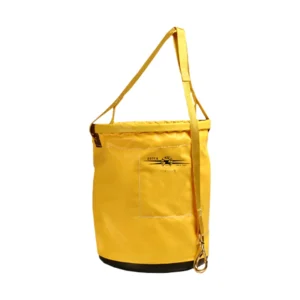 Tool Bucket, 12" x 15" Vinyl W/ Plastic Bottom, Sling with Snap