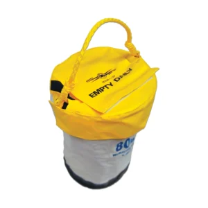 12" Vinyl Bucket Cover w/ Hook & Loop Closure Flap