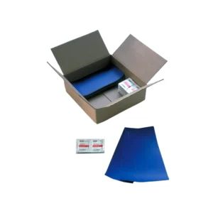 Blue 18 oz. Vinyl w/ Adhesive Backing "INSTA-PATCH" Case of 50