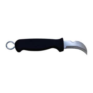 Skinning Knife, Fixed Blade, Ergonomic, Flat Handle